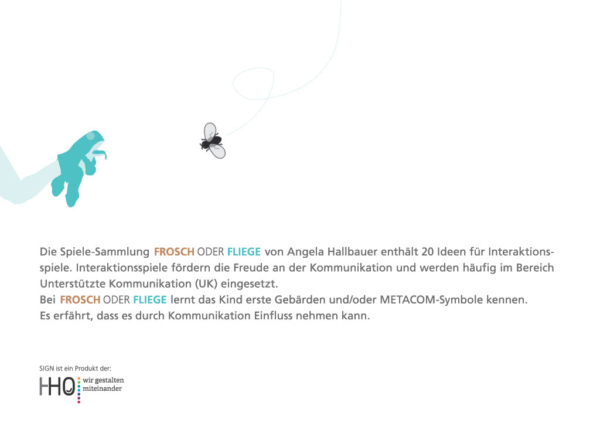 Frosch oder Fliege Rückseite